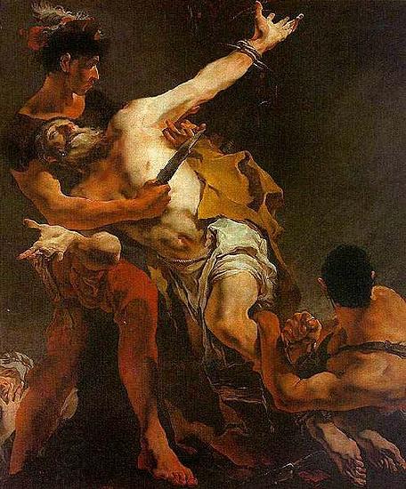 Giovanni Battista Tiepolo Le martyr de Saint Barthelemy Huile China oil painting art